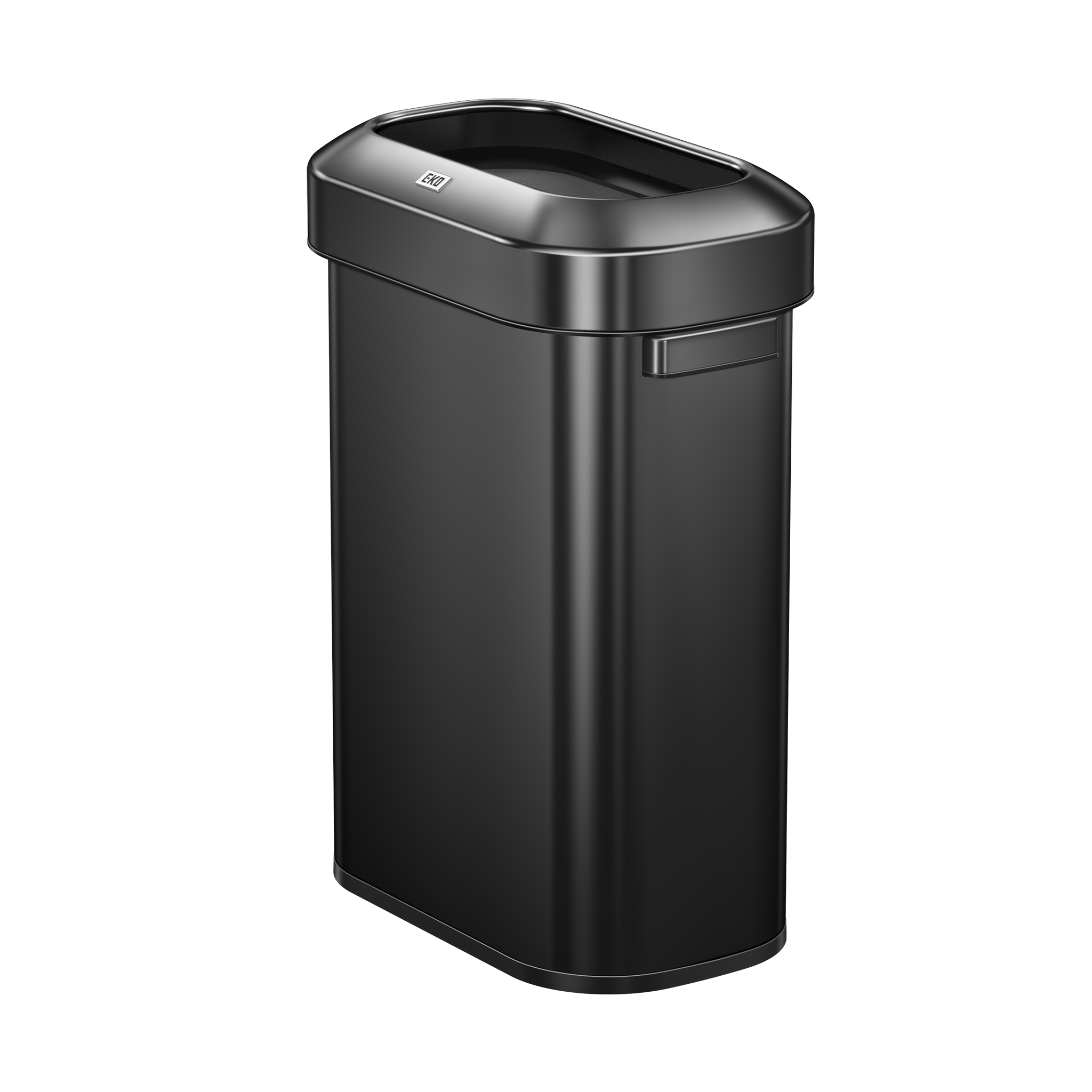 eko-urban-slim-open-top-can-commercial-grade-60l-16-gal-matte-black image 1