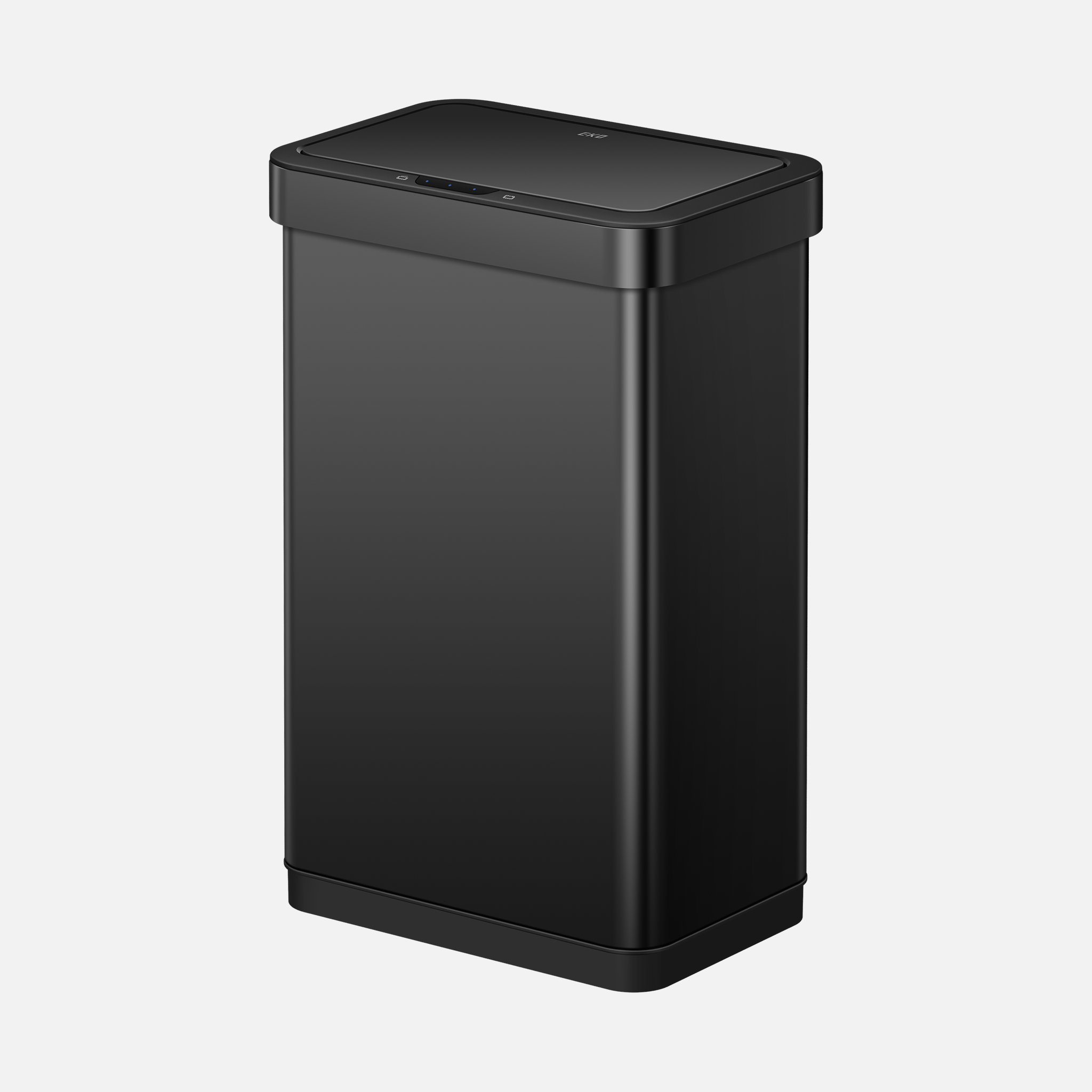 eko-econova-50-liter-13-gallon-motion-sensor-trash-can-matte-black image 4