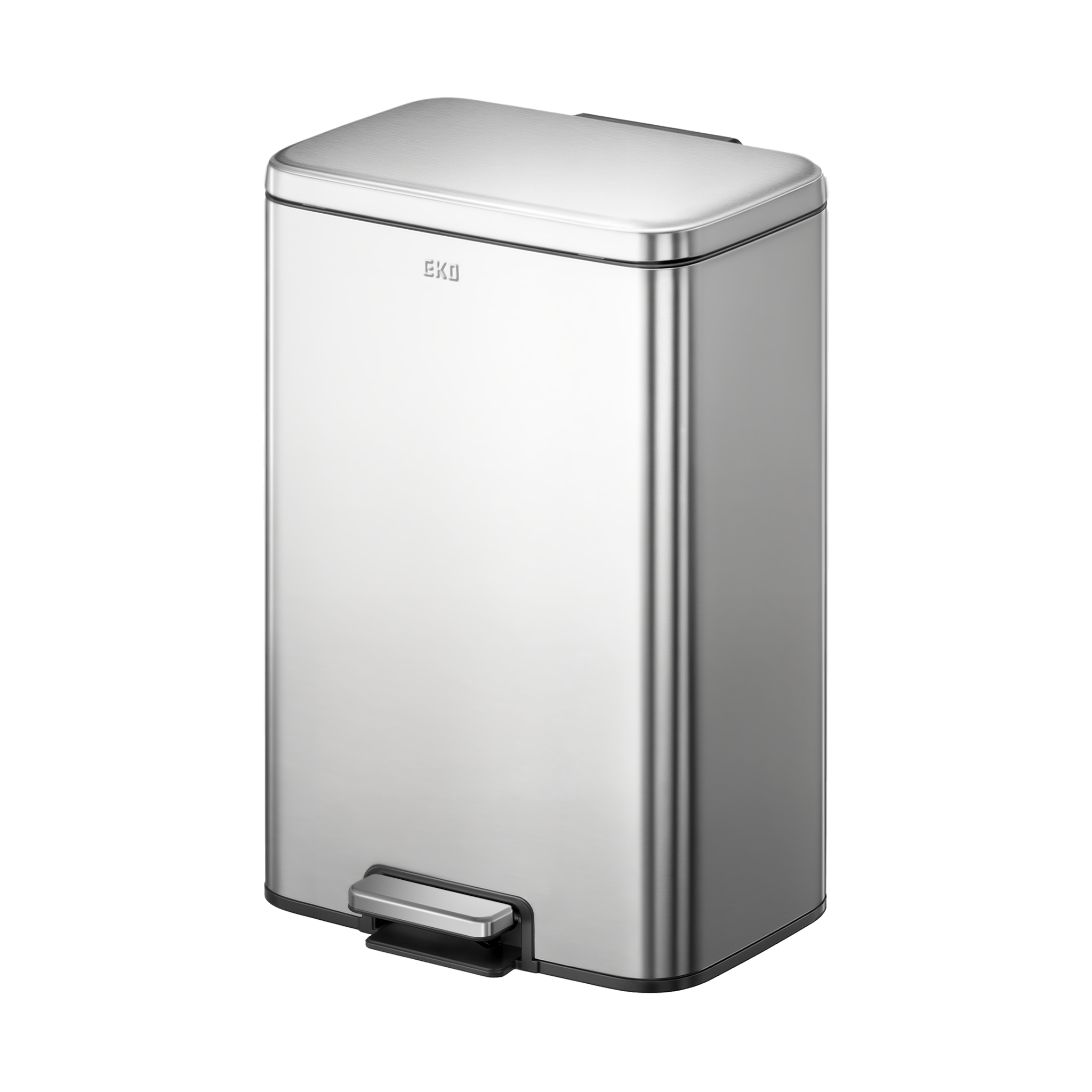 eko-maxwell-dual-compartment-step-trash-can-20l-25l-stainless-steel-soft-close-f image 1