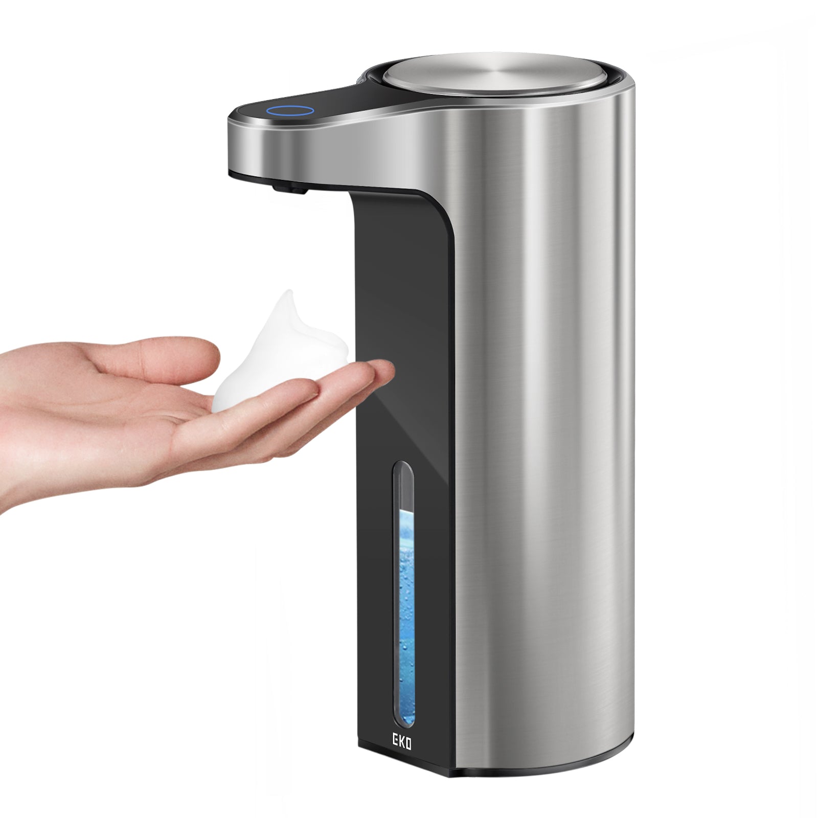 eko-aroma-smart-foaming-soap-dispenser-stainless-steel image 1