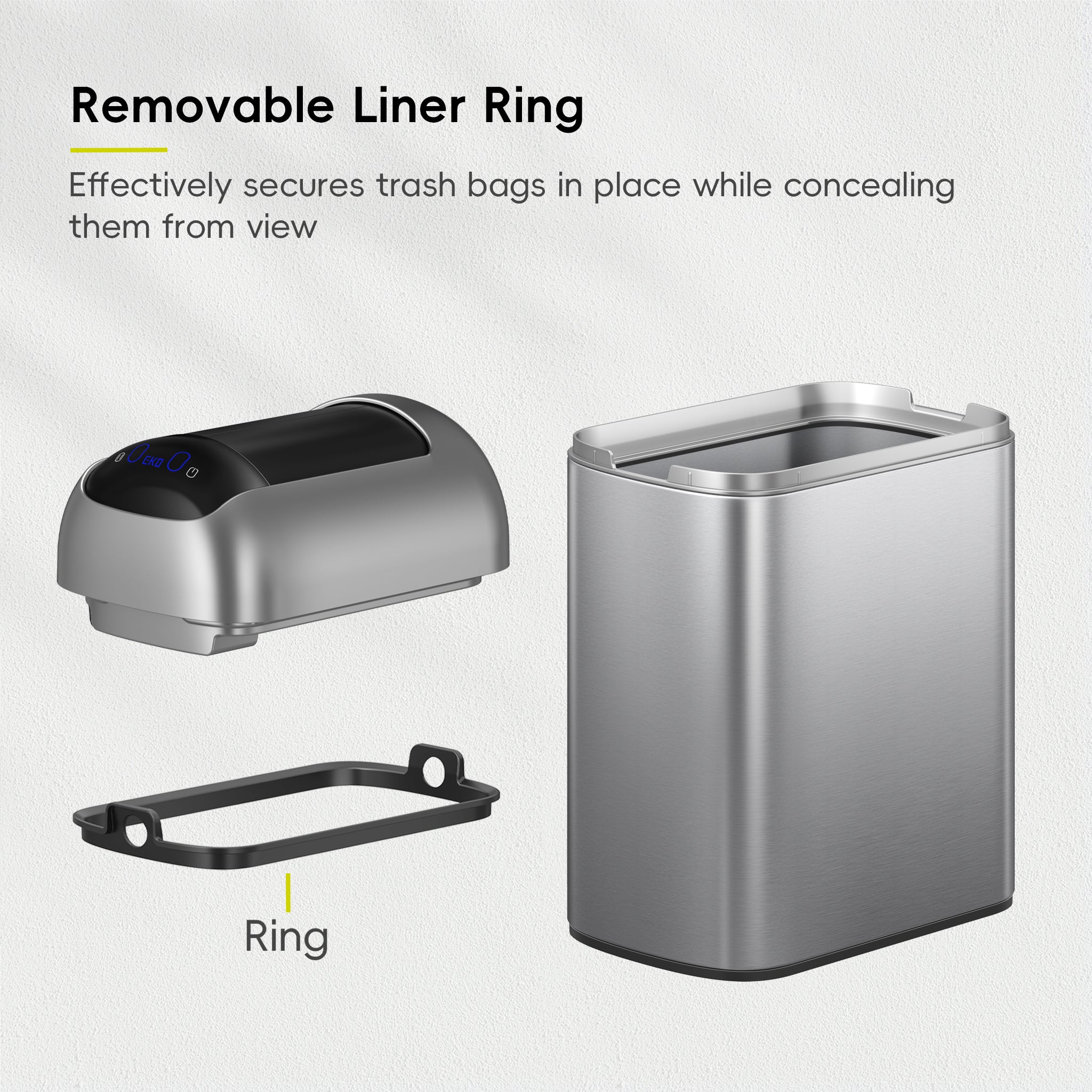 eko-astro-10l-2-6-gallon-slim-motion-sensor-trash-can-with-butterfly-lid-matte-s image 8