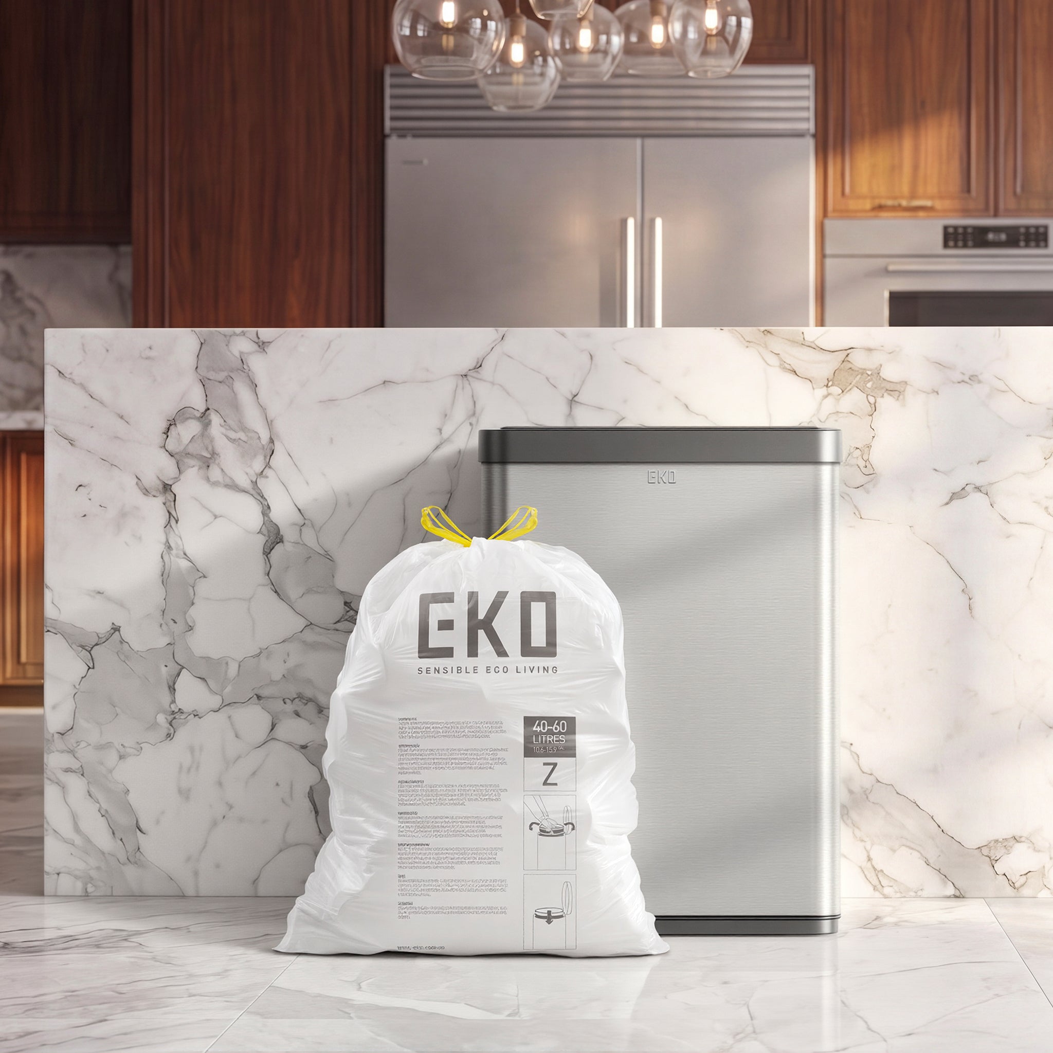 eko-code-z-12-5-gallon-easy-dispense-roll-trash-bags-110-count-ultra-durable-1-m image 2