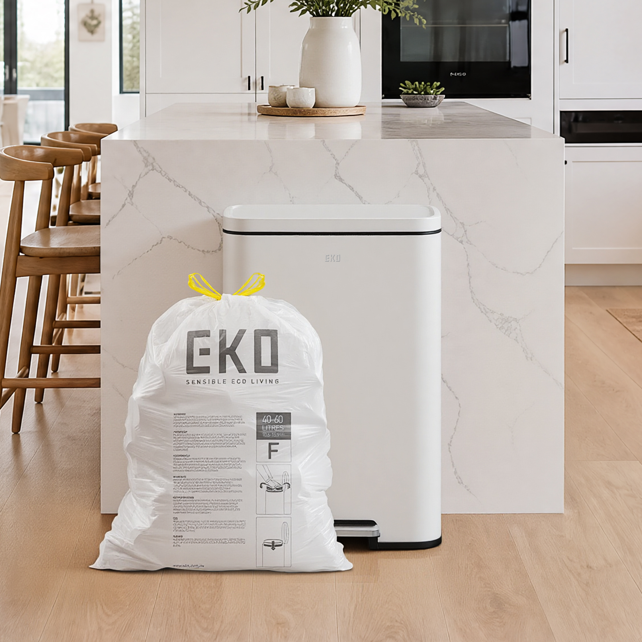 eko-code-f-13-gallon-easy-dispense-roll-trash-bags-240-count-heavy-duty-leak-res image 2