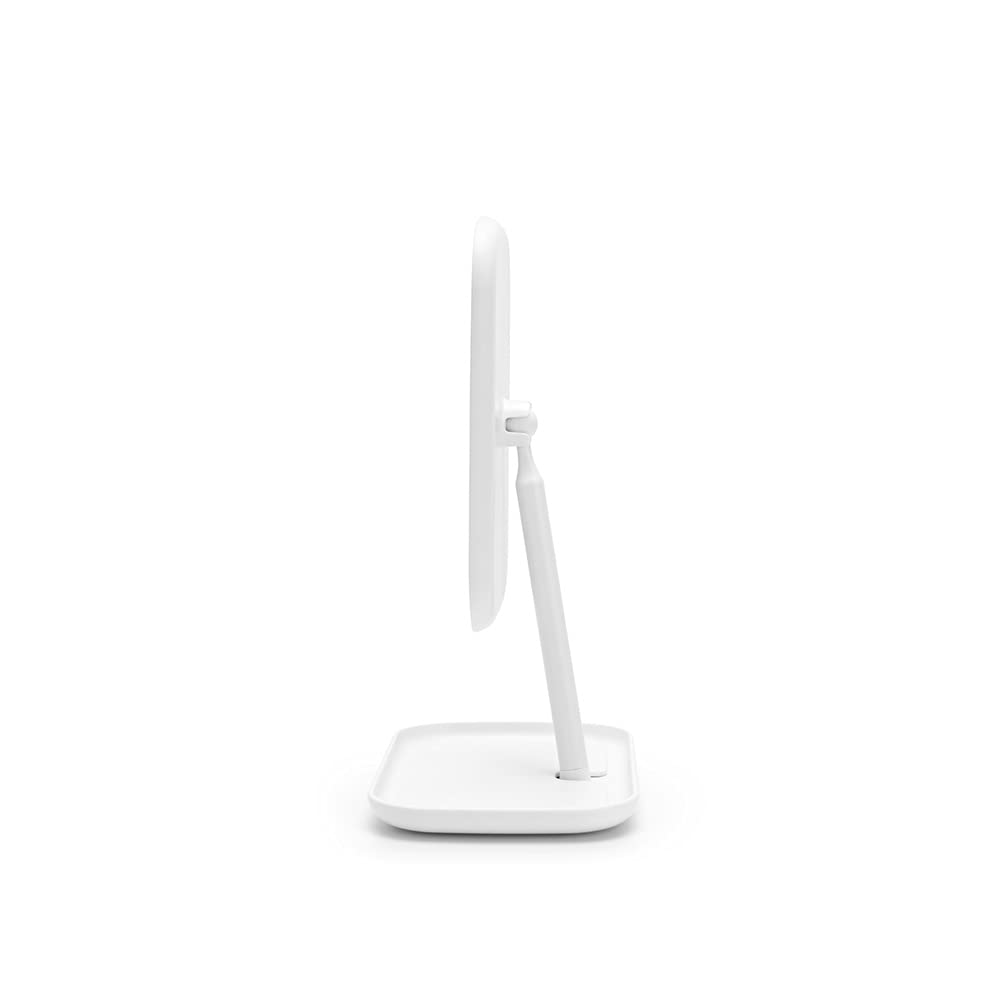 brabantia-renew-360-adjustable-vanity-mirror-with-stand-storage-tray-white image 4