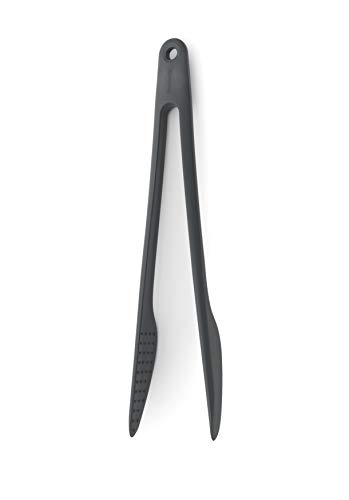 brabantia-tasty-precision-tongs-granite-gray-non-stick-heat-resistant-nylon-serv image 5