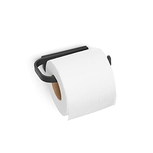 brabantia-mindset-wall-mounted-toilet-roll-holder-mineral-infinite-gray-wide-ope image 8