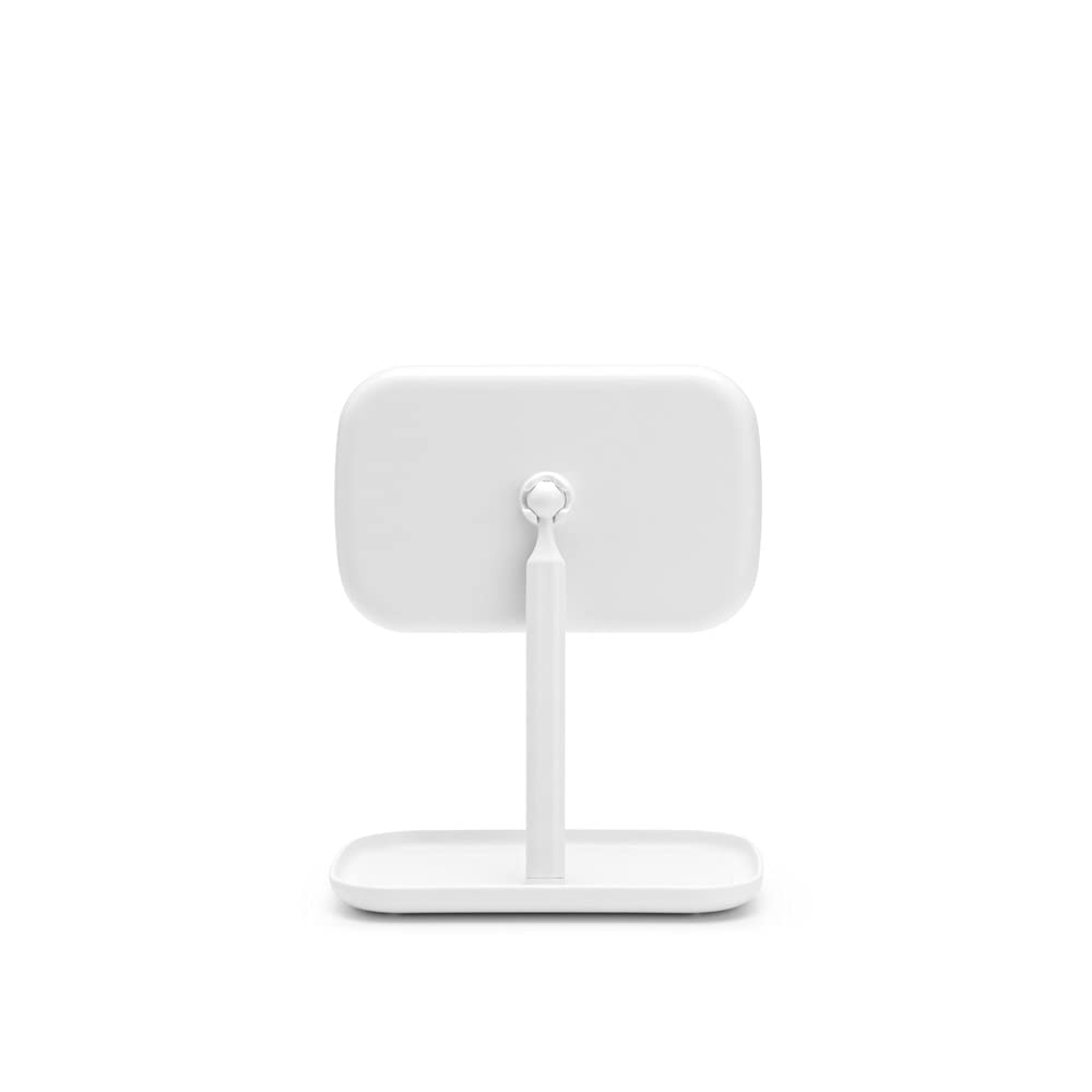 brabantia-renew-360-adjustable-vanity-mirror-with-stand-storage-tray-white image 6