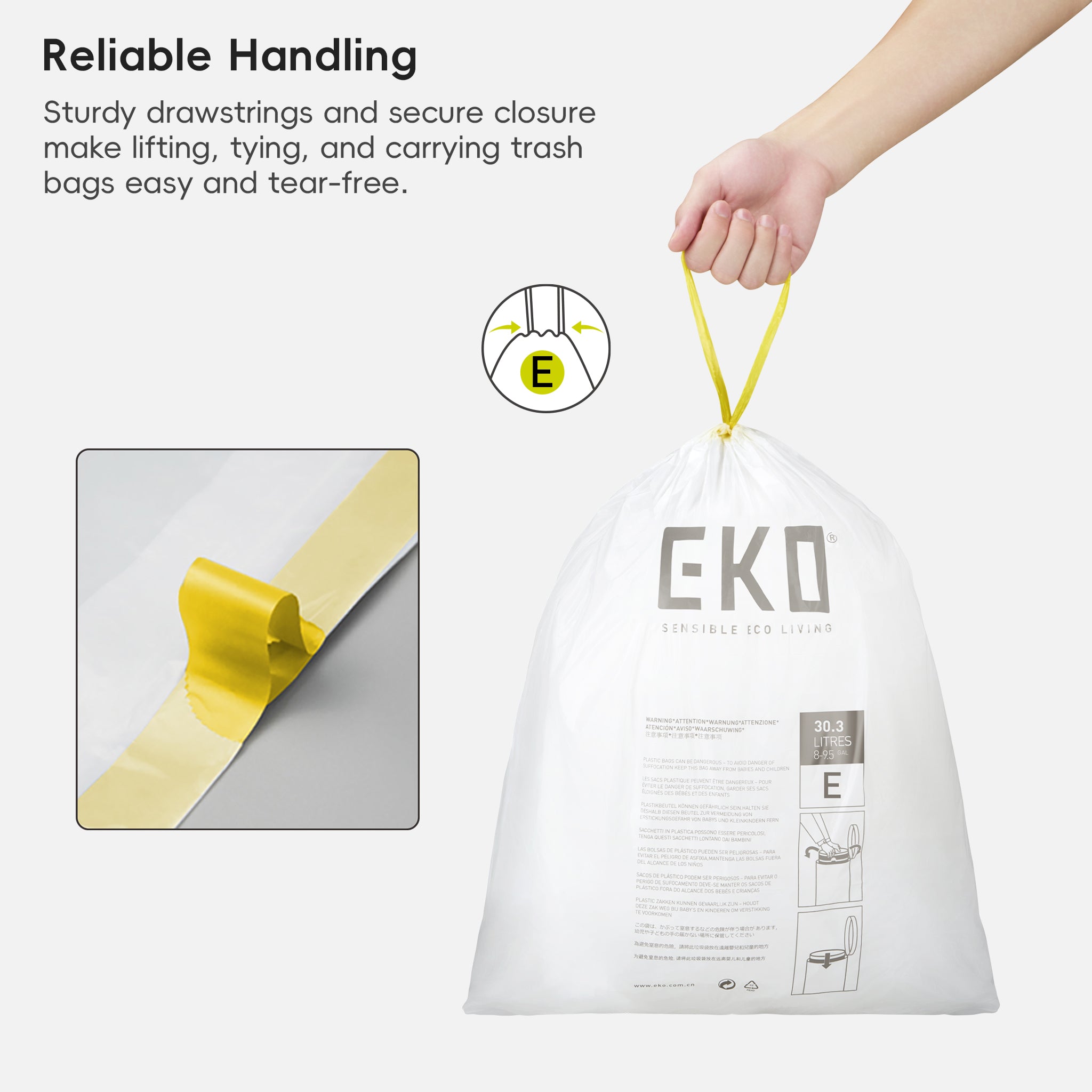 eko-code-e-9-5-gallon-easy-dispense-roll-trash-bags-320-count-heavy-duty-leakpro image 8