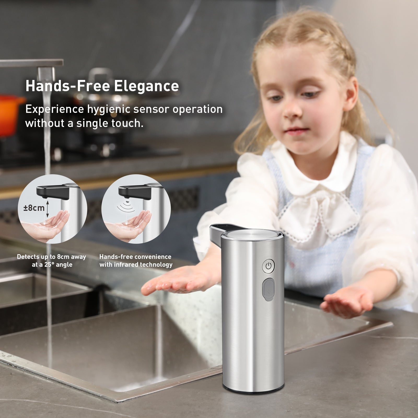 eko-deluxe-aroma-smart-liquid-soap-dispenser-stainless-steel image 3
