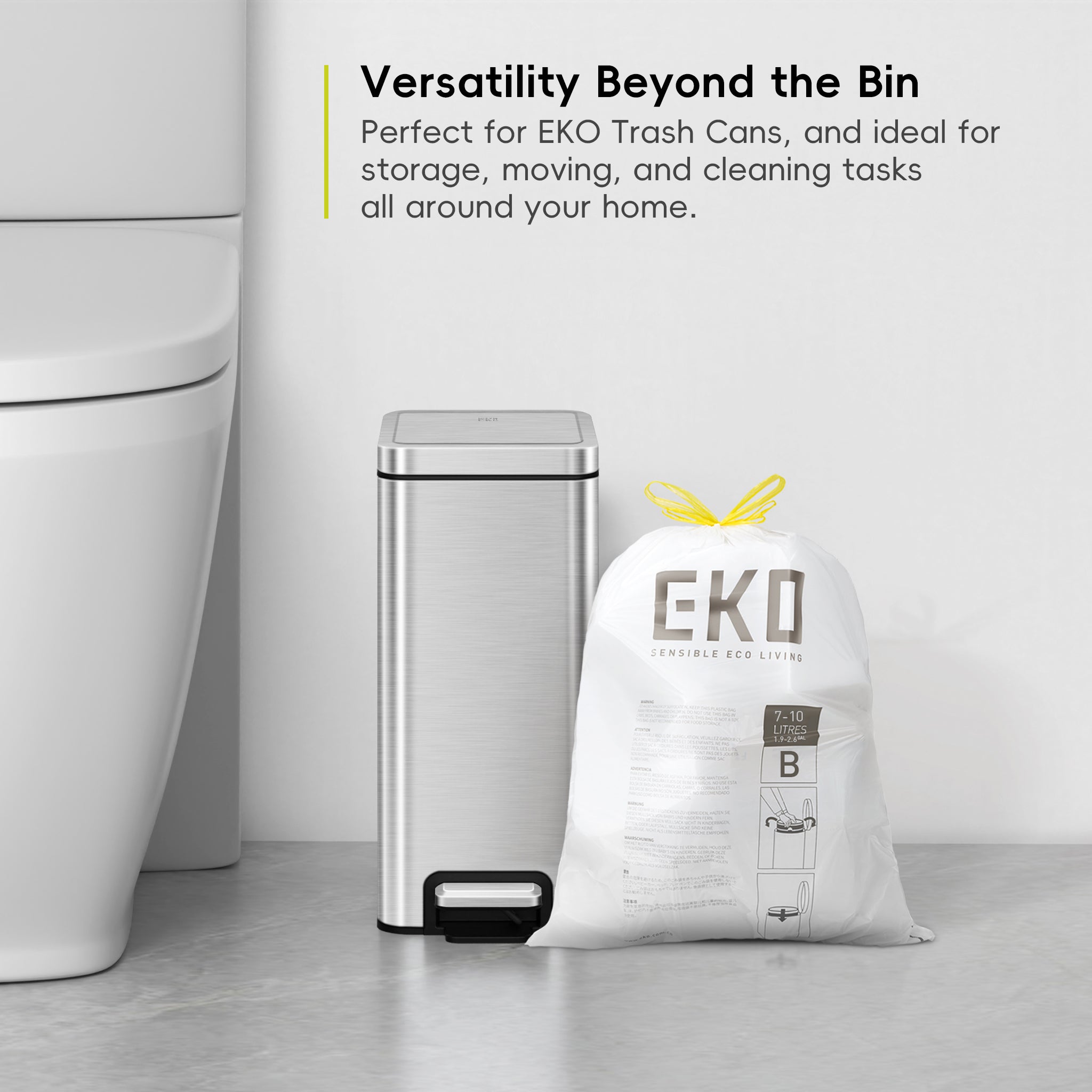 eko-code-b-2-6-gallon-7-10l-trash-bags-80-count-easy-dispense-roll image 3