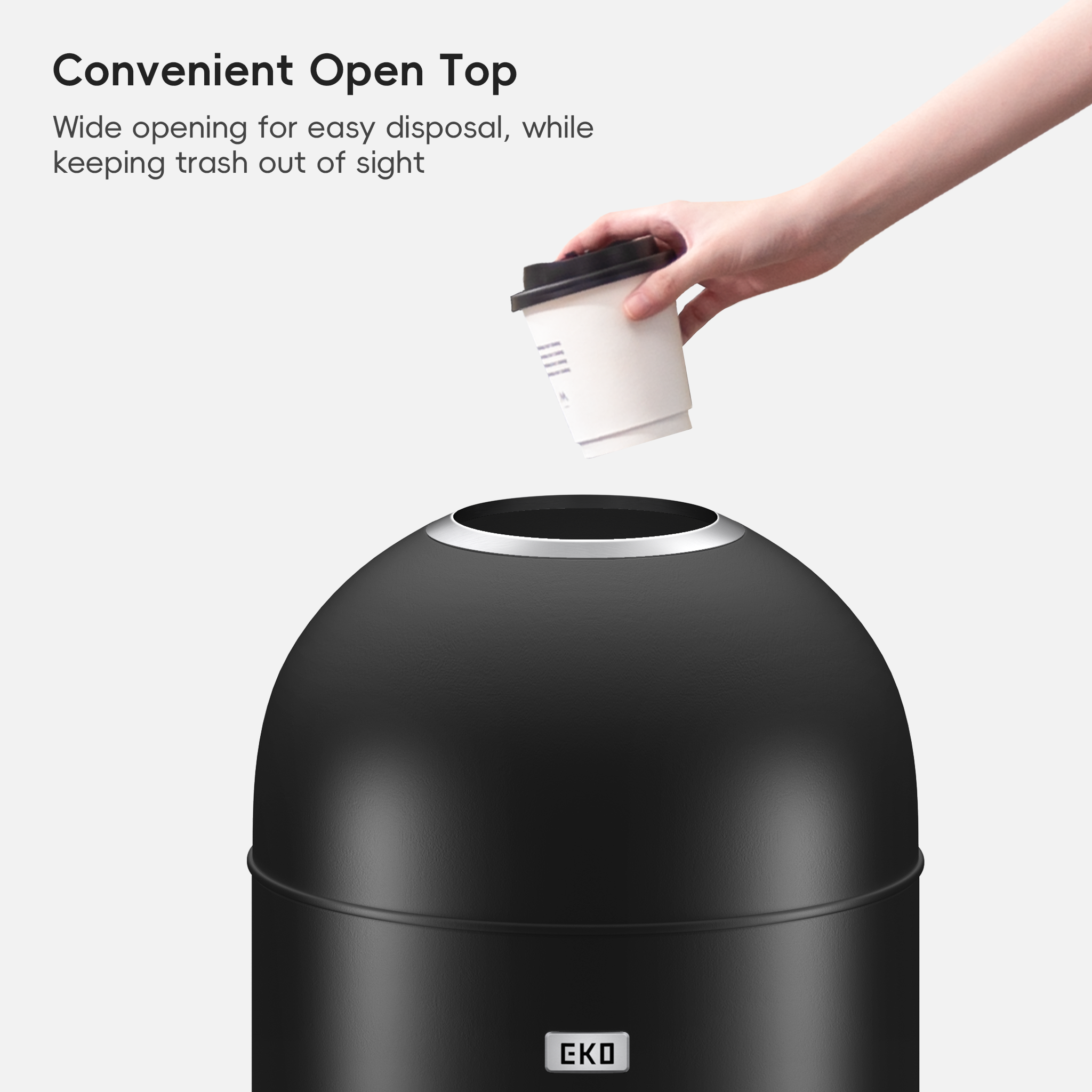 eko-eternal-round-open-top-commercial-grade-trash-can-56l-14-7-gal image 3
