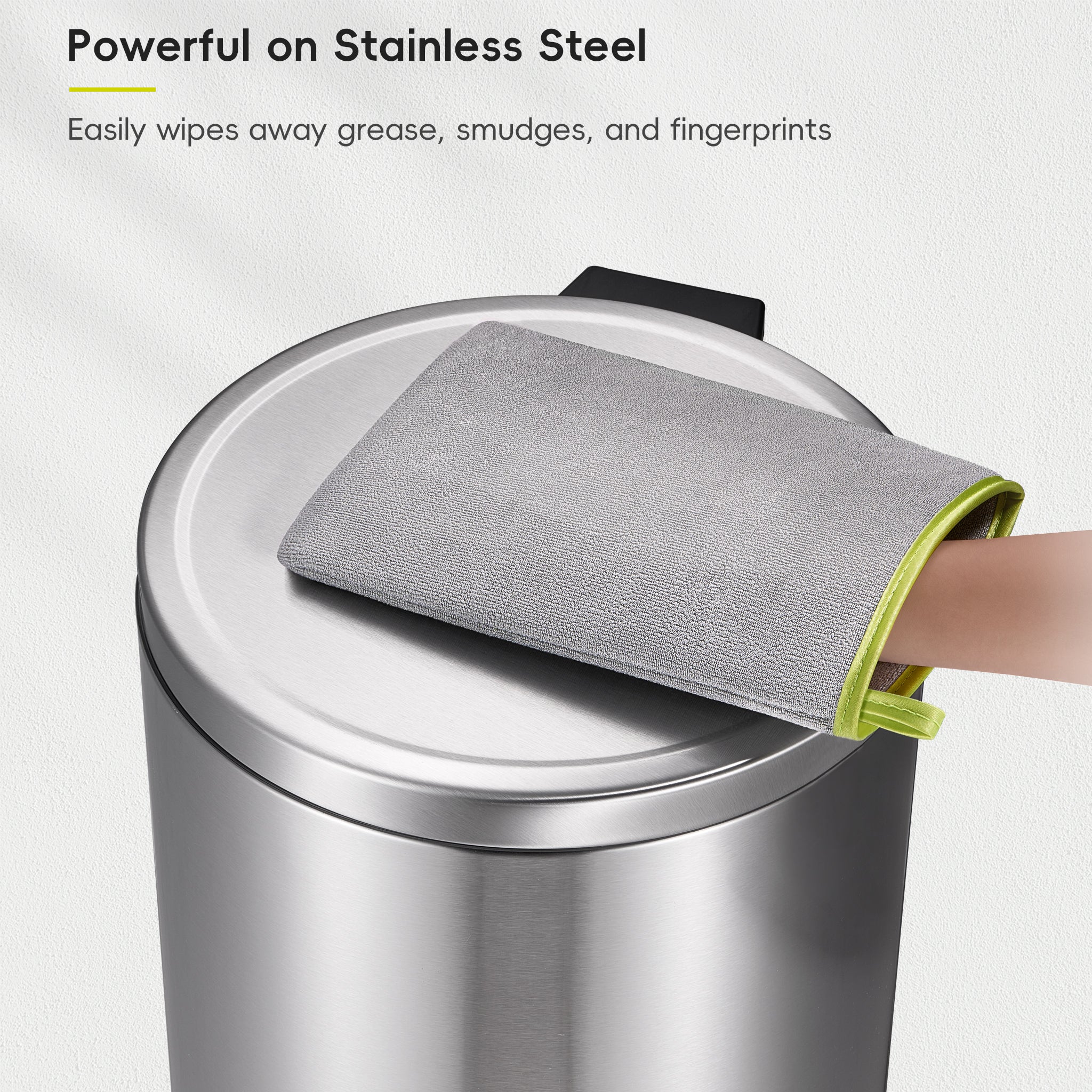 eko-microfibre-cleaning-mitt-for-stainless-steel-lint-free-reusable-dual-sided image 4