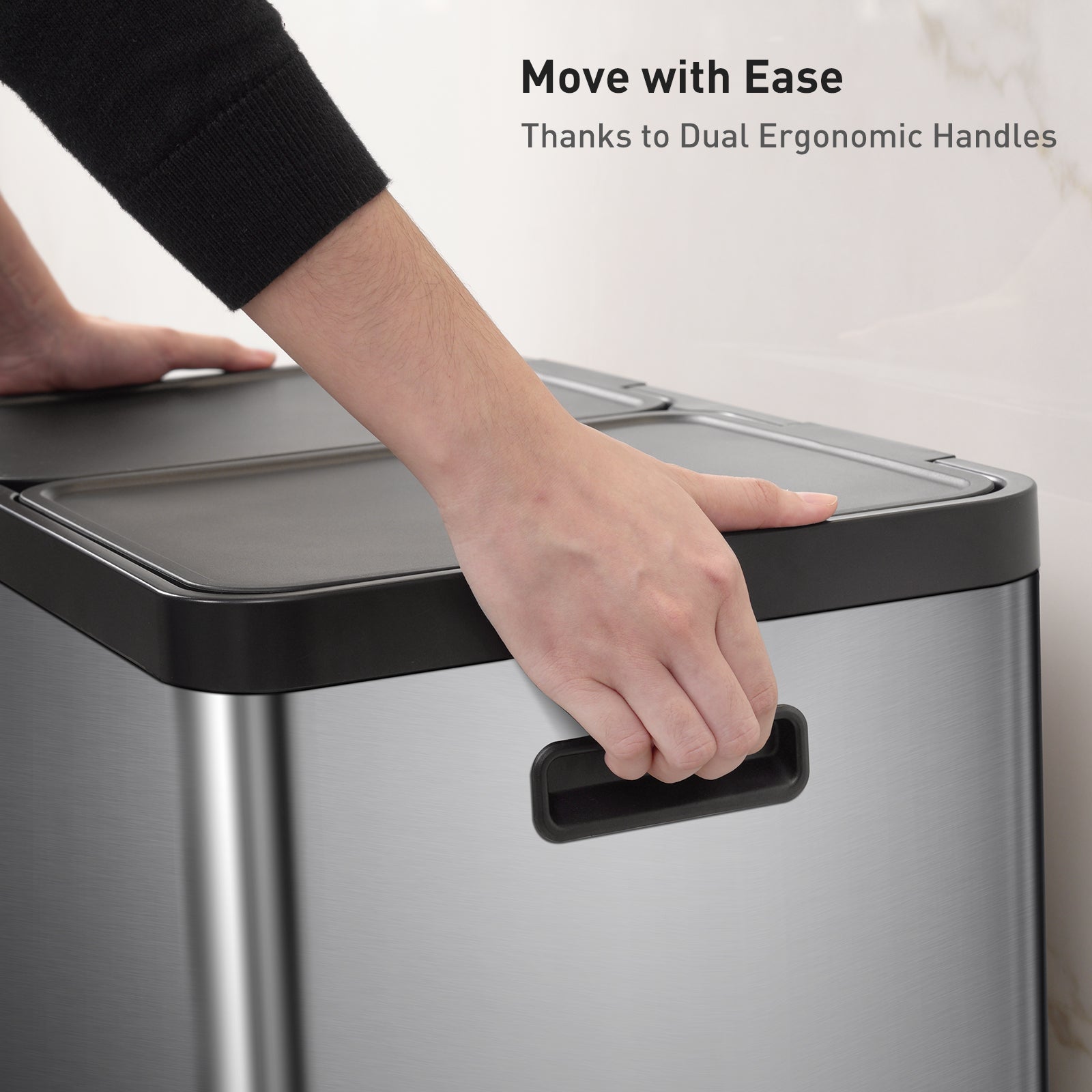 eko-essential-step-recycling-can-dual-compartment-30l-30l-stainless-steel-resin- image 8