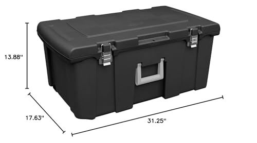 sterilite-18429002-footlocker-with-titanium-handle-black-pack-of-2 image 8