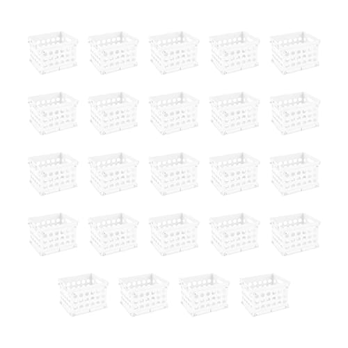 sterilite-stackable-mini-storage-crate-with-handles-white-24-pack image 8