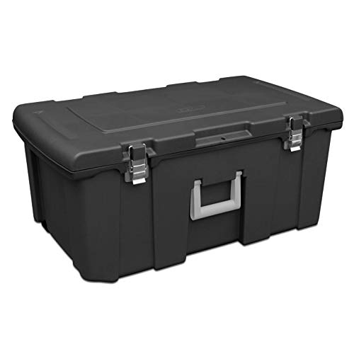 sterilite-18429002-footlocker-with-titanium-handle-black-pack-of-2 image 6