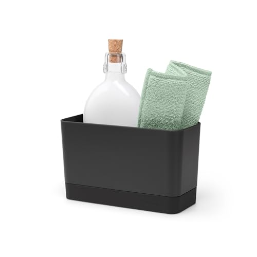 brabantia-sinkside-sink-organizer-dark-gray-non-slip-kitchen-countertop-storage- image 8