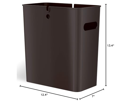 itouchless-slimgiant-4-2-gallon-slim-trash-can-with-handles-and-dual-compartment image 6