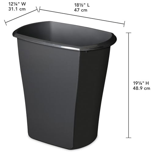 sterilite-10-gallon-ultra-plastic-wastebasket-for-home-bedrooms-kitchens-or-offi image 6