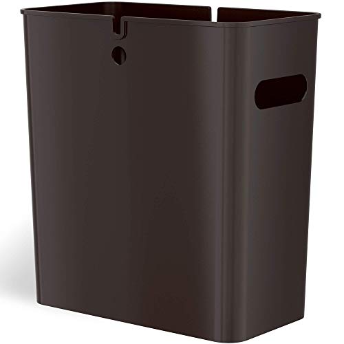 itouchless-slimgiant-4-2-gallon-slim-trash-can-with-handles-and-dual-compartment image 4