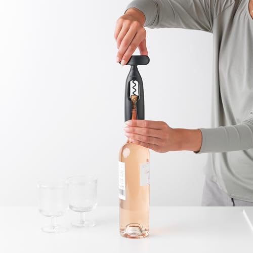 brabantia-tasty-wine-bottle-opener-corkscrew-dark-gray-extra-large-turning-handl image 5