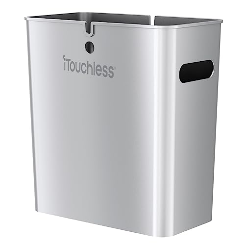 itouchless-slimgiant-4-2-gallon-dual-compartment-slim-trash-can-storage-bin-16l- image 7