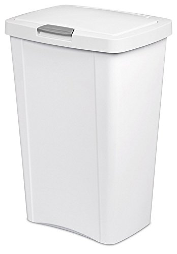 sterilite-13-gallon-touchtop-wastebasket-with-lid-4-pack-easy-touch-open-trash-c image 8