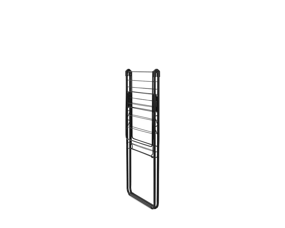 brabantia-hangon-compact-clothes-drying-rack-49ft-15m-matt-black-with-2-fold-out image 8
