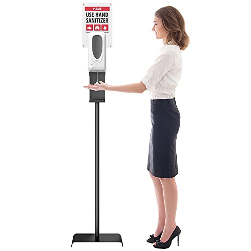 itouchless-sensor-sanitizer-dispenser-with-floor-stand-and-sign-board-1000-ml-ca image 6