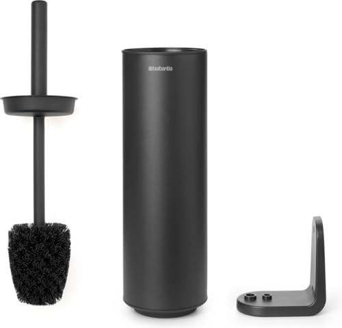 brabantia-mindset-toilet-brush-holder-mineral-infinite-gray-wall-mountable-remov image 6