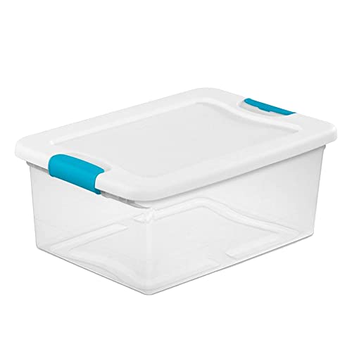 sterilite-plastic-15-quart-stacking-storage-box-container-with-latching-lid-for- image 6