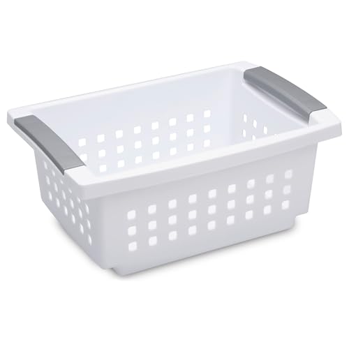 sterilite-small-stacking-basket-8-pack-with-comfort-grip-handles-and-flip-down-r image 8