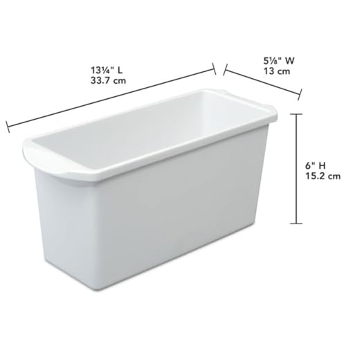 sterilite-ice-cube-bin-narrow-freezer-refrigerator-storage-dishwasher-safe-white image 8