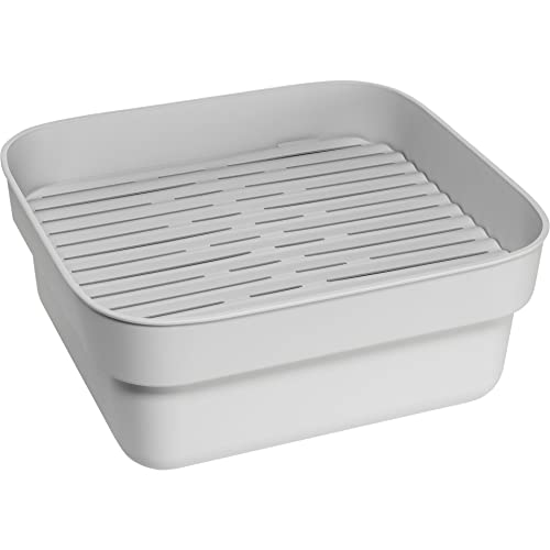 brabantia-sinkside-washing-up-bowl-with-removable-draining-tray-light-gray-fits- image 6