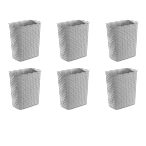 sterilite-5-8-gallon-weave-wastebasket-decorative-medium-trash-can-for-bathroom- image 8
