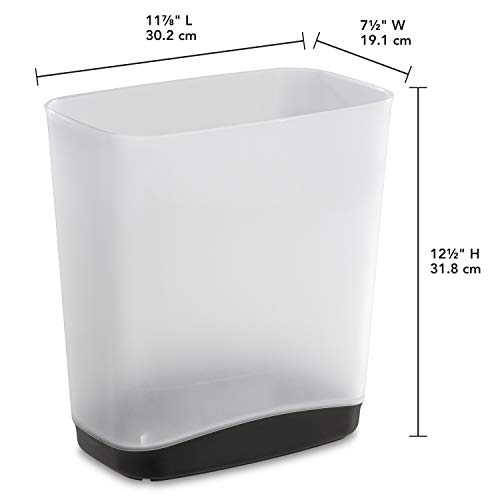 sterilite-3-3-gallon-slim-wastebasket-clear-with-gray-base image 8