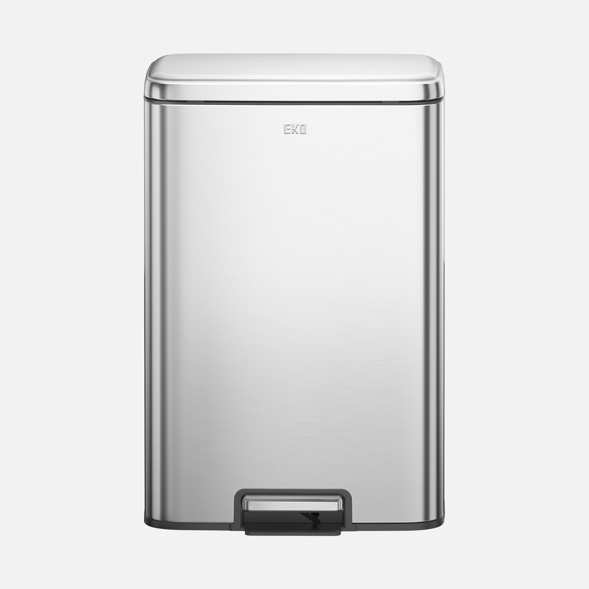 eko-maxwell-step-on-foot-pedal-trash-can-13-2-gallon-50l-stainless-steel-finish image 3