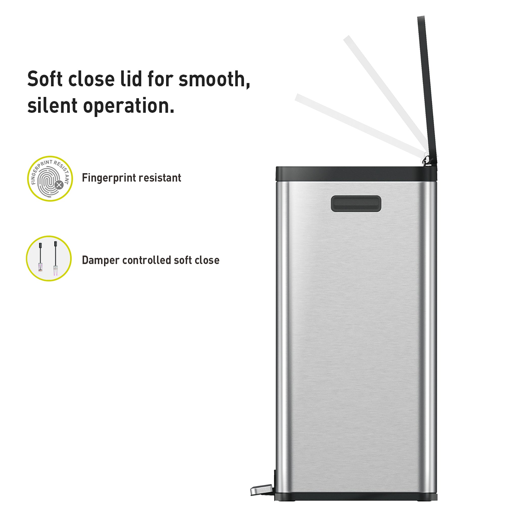 eko-essential-step-recycling-can-dual-compartment-30l-30l-stainless-steel-resin- image 5