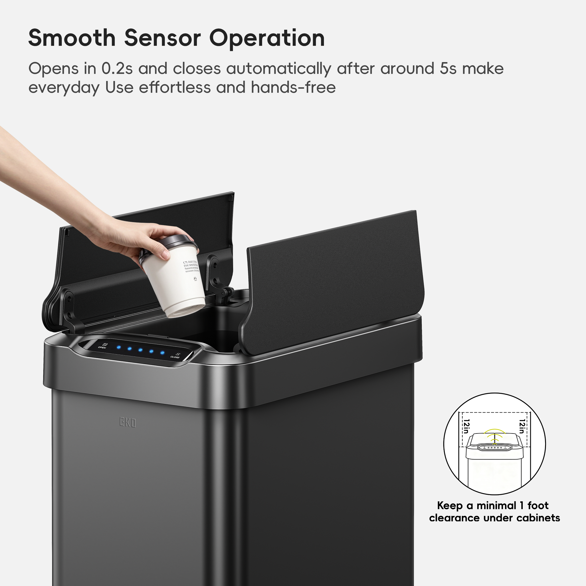 eko-phantom-t-50l-13-2-gal-sensor-can-with-dual-wing-lid-matte-black image 3