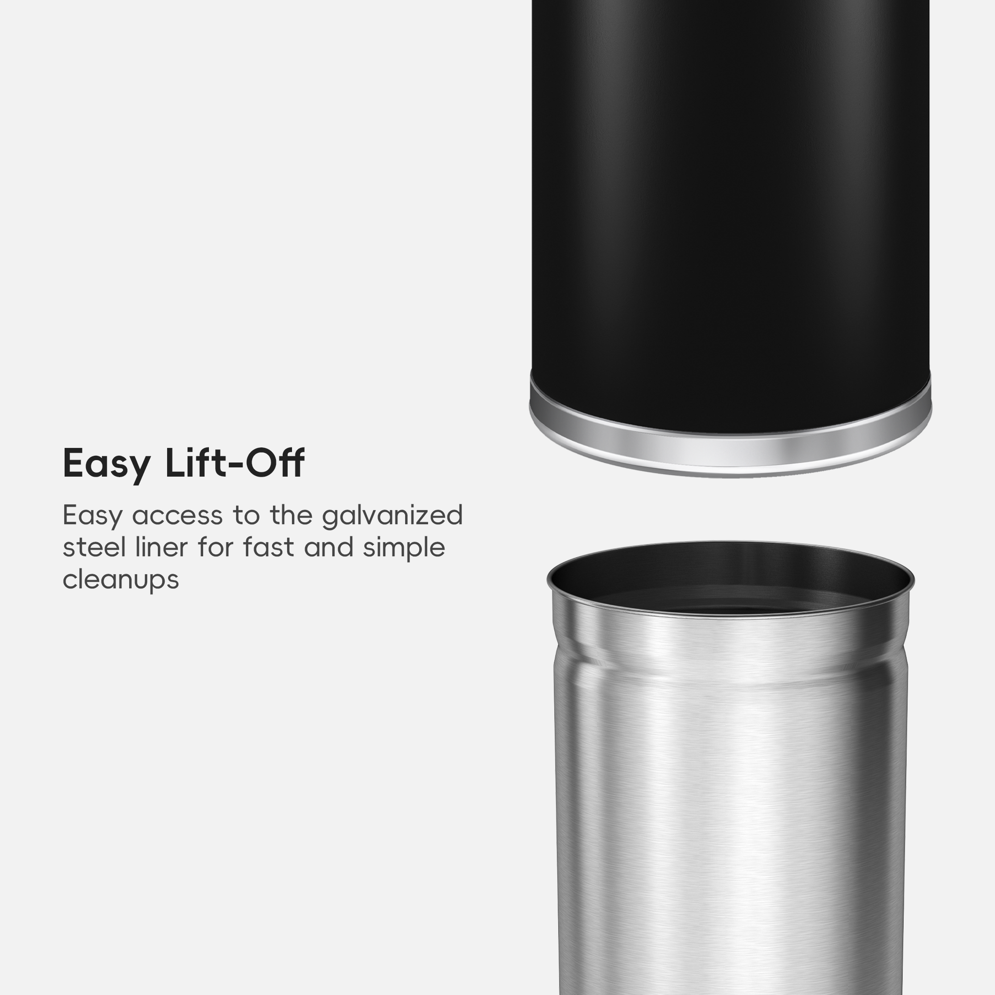 eko-eternal-round-open-top-commercial-grade-trash-can-56l-14-7-gal image 4