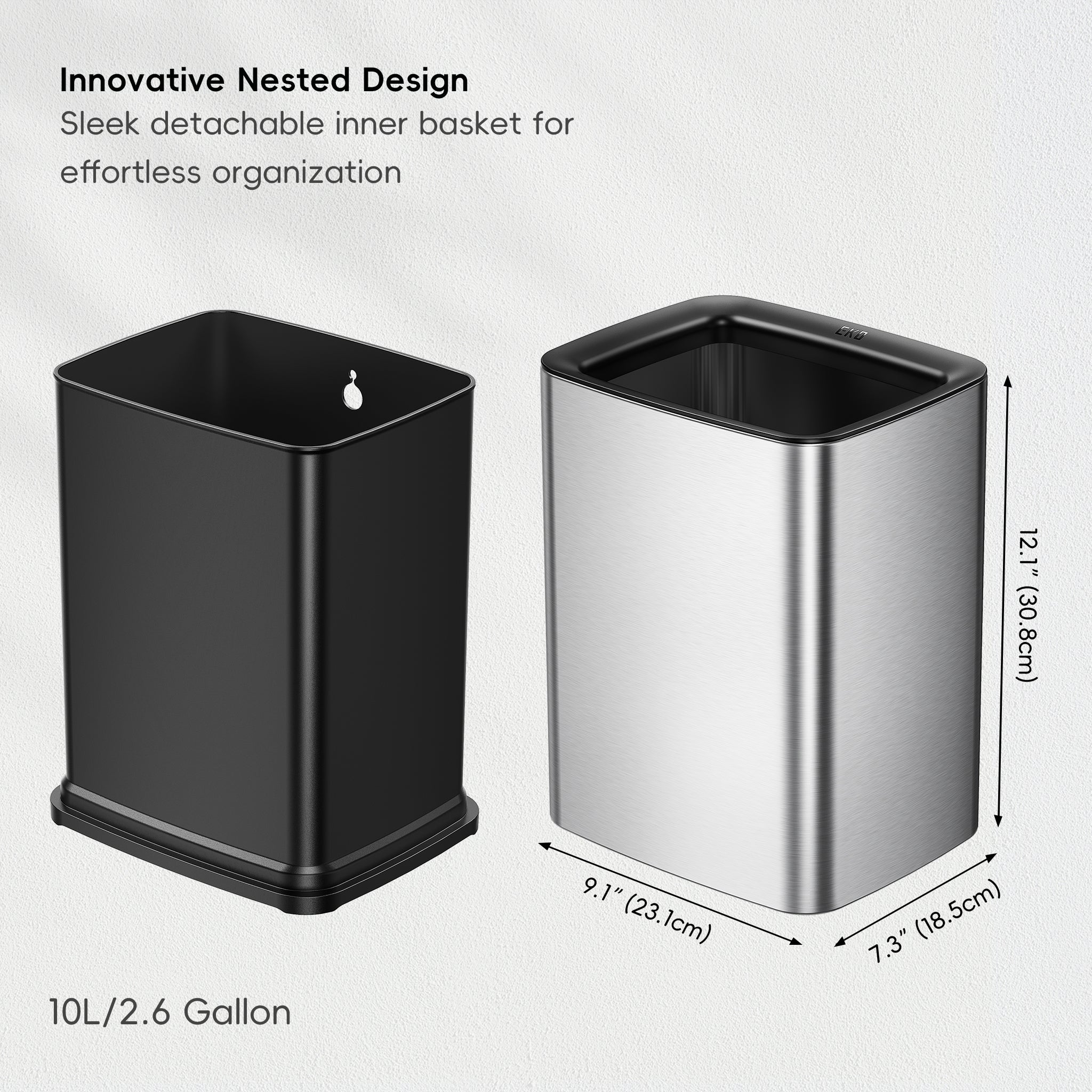 eko-laguna-2-6-gallon-10l-open-top-trash-can-with-removable-inner-basket-matte-s image 5