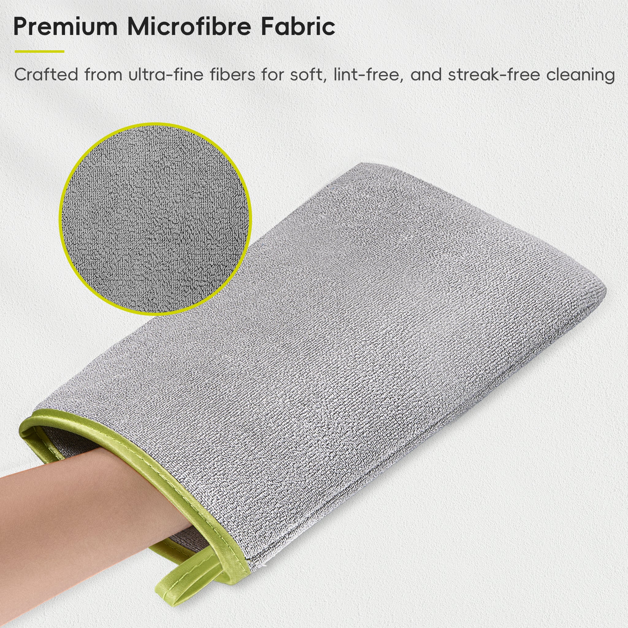 eko-microfibre-cleaning-mitt-for-stainless-steel-lint-free-reusable-dual-sided image 5