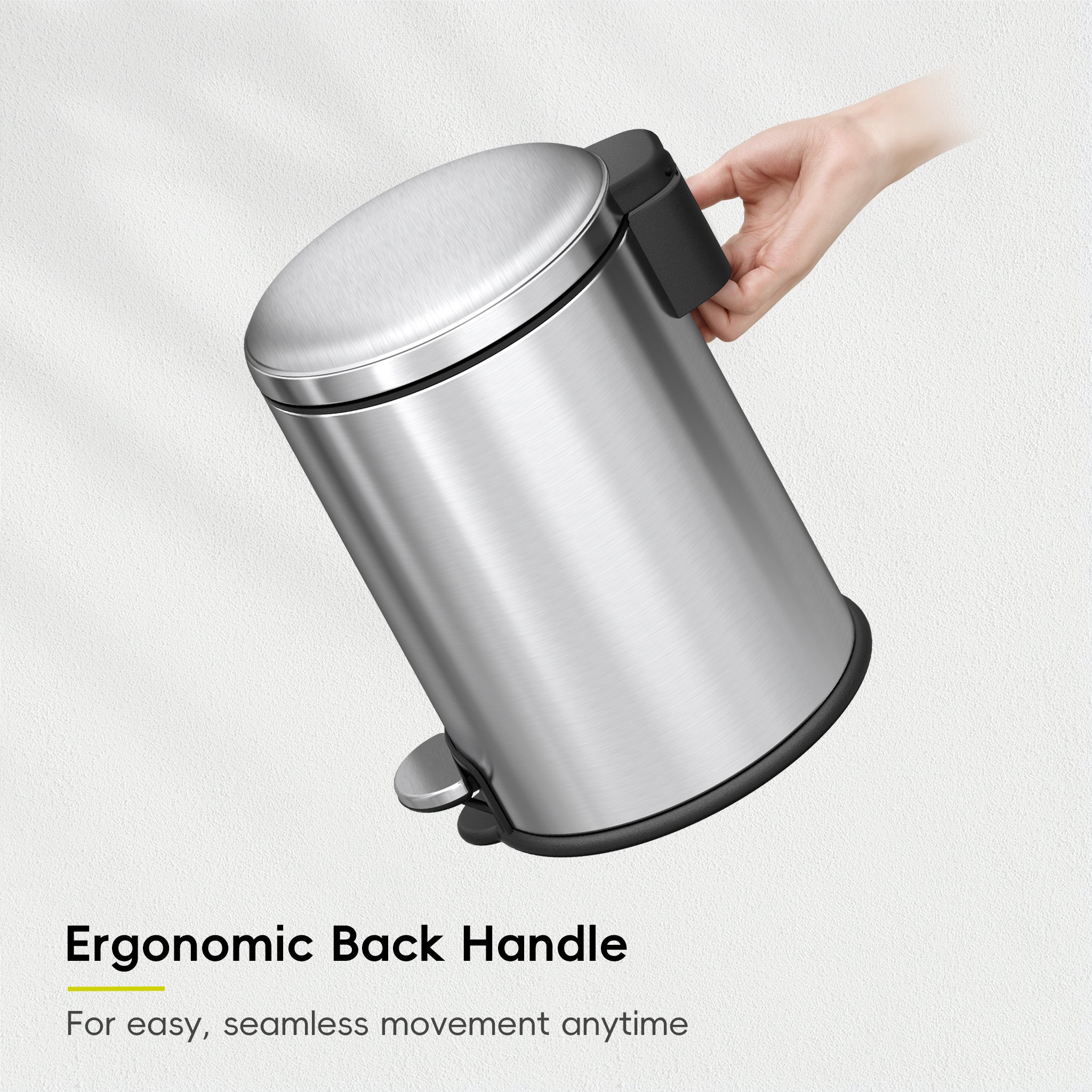 eko-essentials-serene-step-can-5l-1-3gal-stainless-steel-step-trash-can image 5