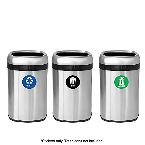 itouchless-premium-vinyl-trash-recycling-compost-decals-set-of-3-3-round-waterpr image 8