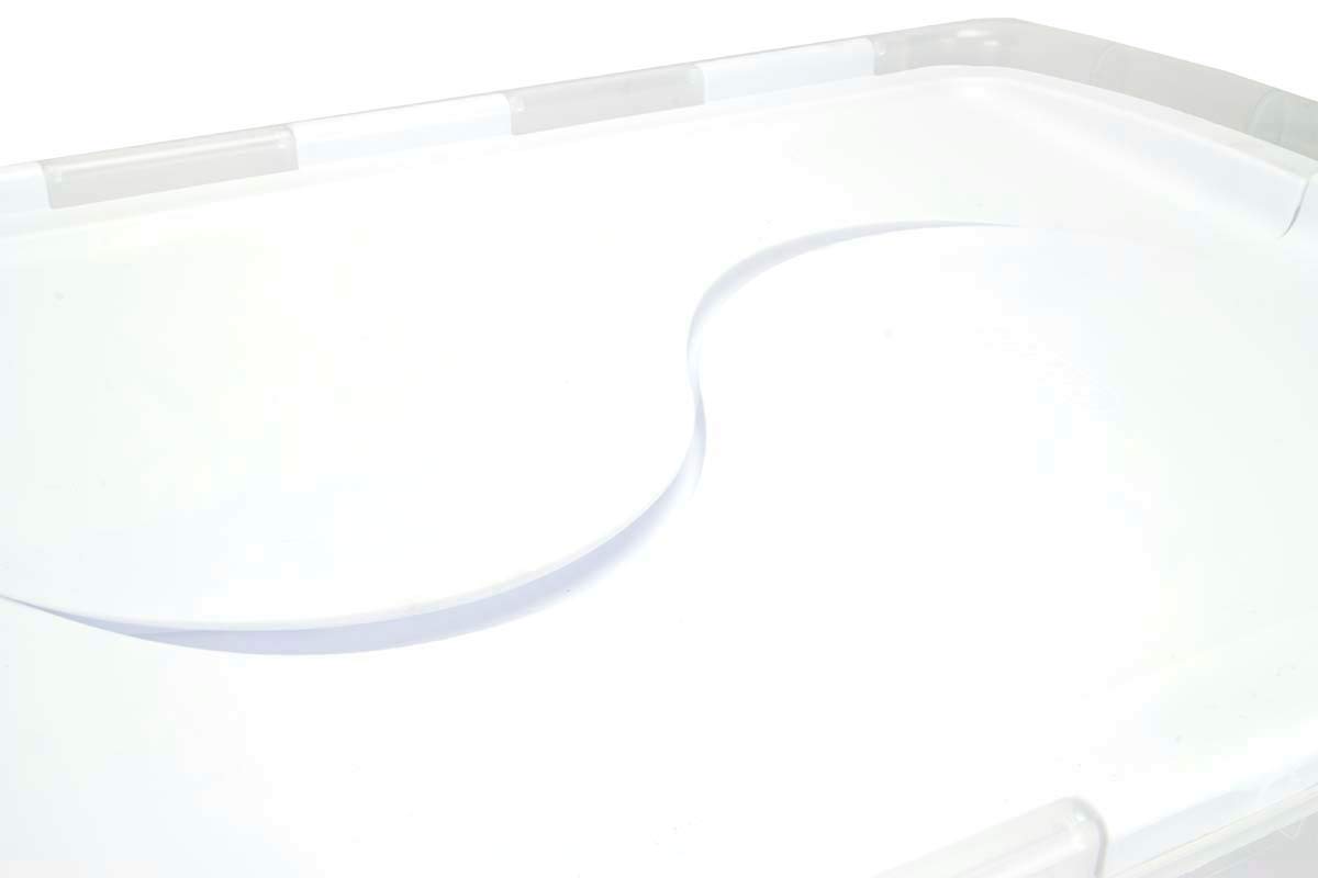 sterilite-48-quart-clear-base-hinged-lid-storage-box-tote-36-pack image 5