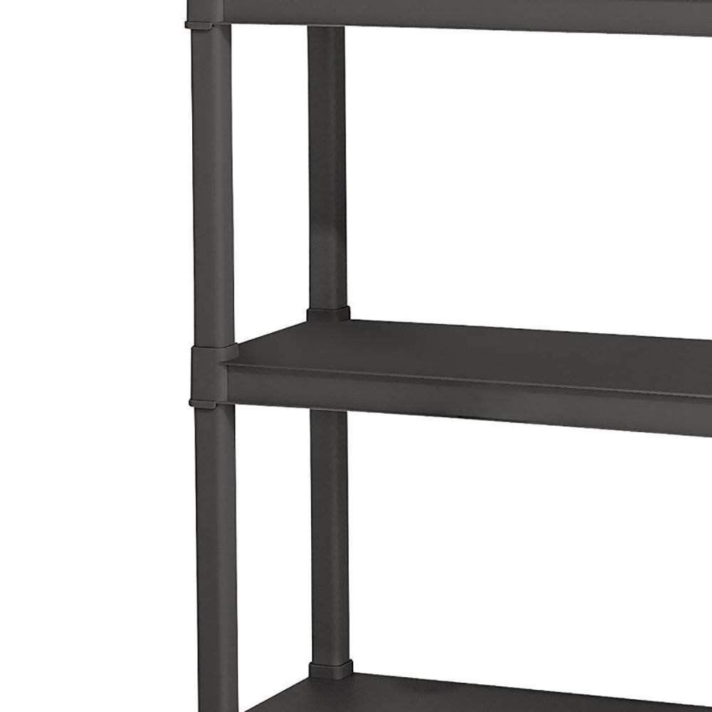 sterilite-4-shelf-durable-solid-surface-shelving-unit-flat-gray-12-pack image 6