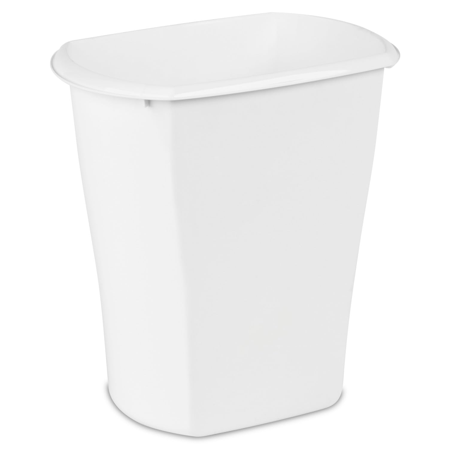 sterilite-3-gallon-rectangular-wastebasket-white-6-pack image 2