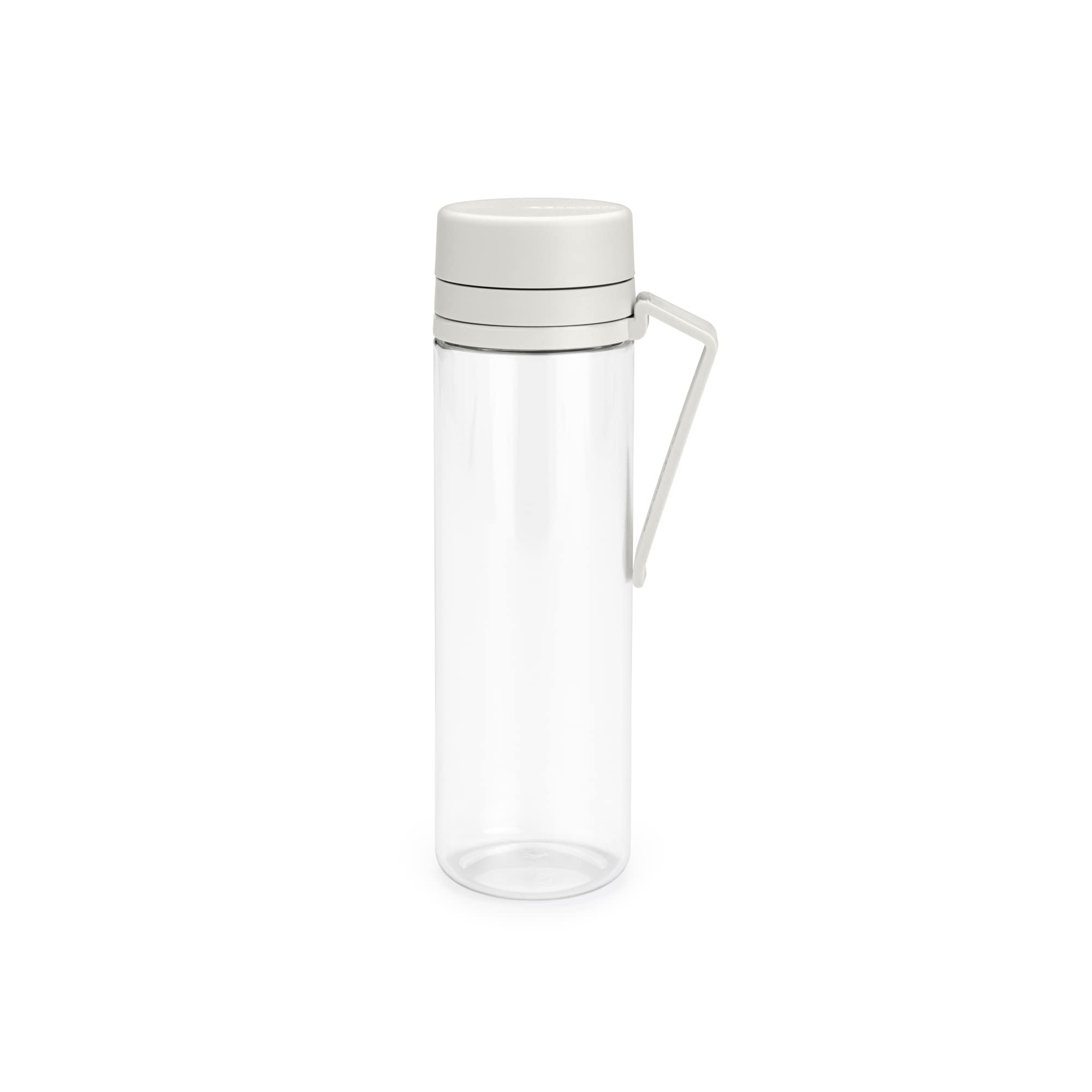 brabantia-make-take-water-bottle-with-strainer-17oz-light-gray image 1