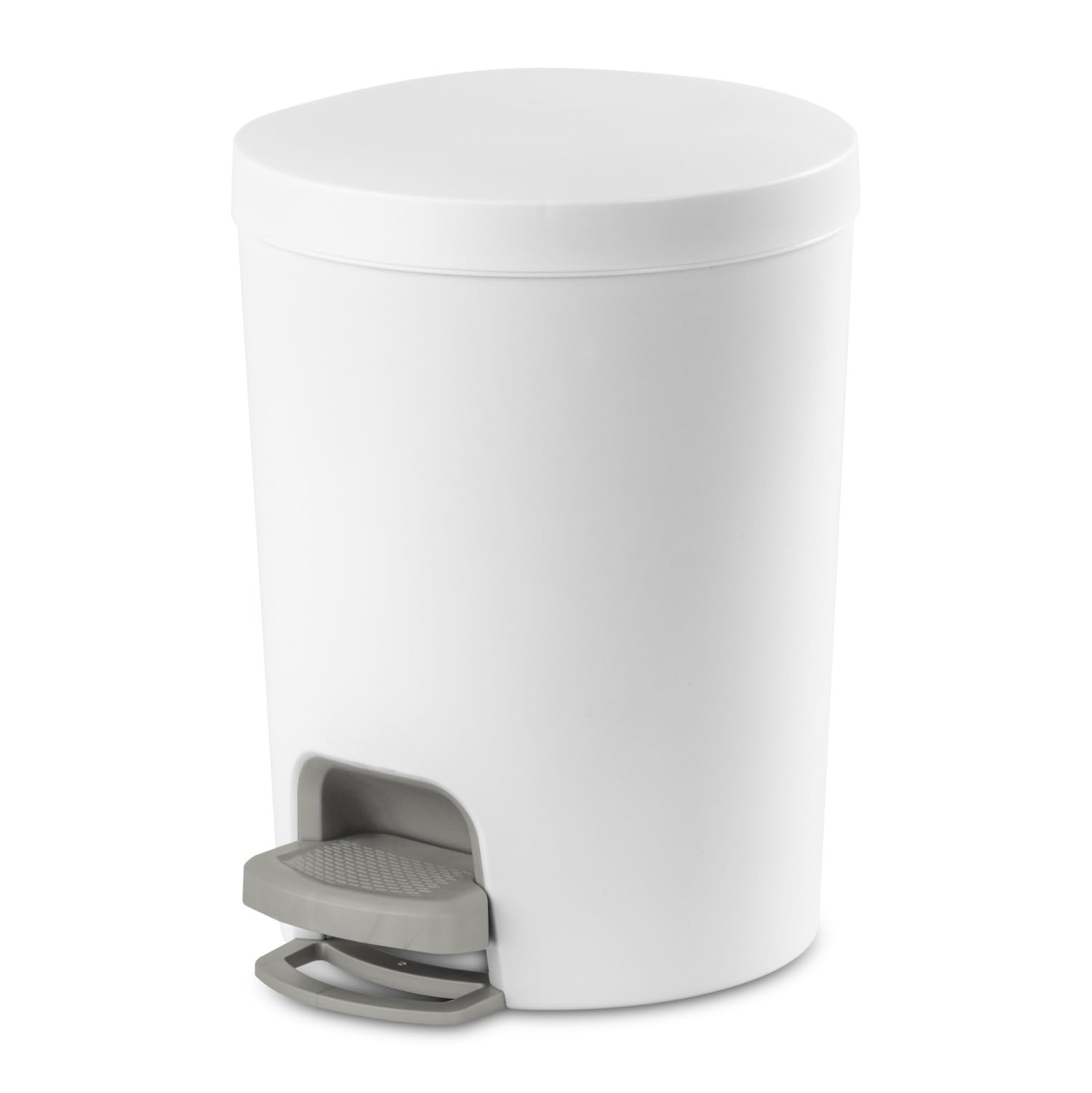 sterilite-1-6-gallon-stepon-wastebasket-with-lid-2-pack-white image 2