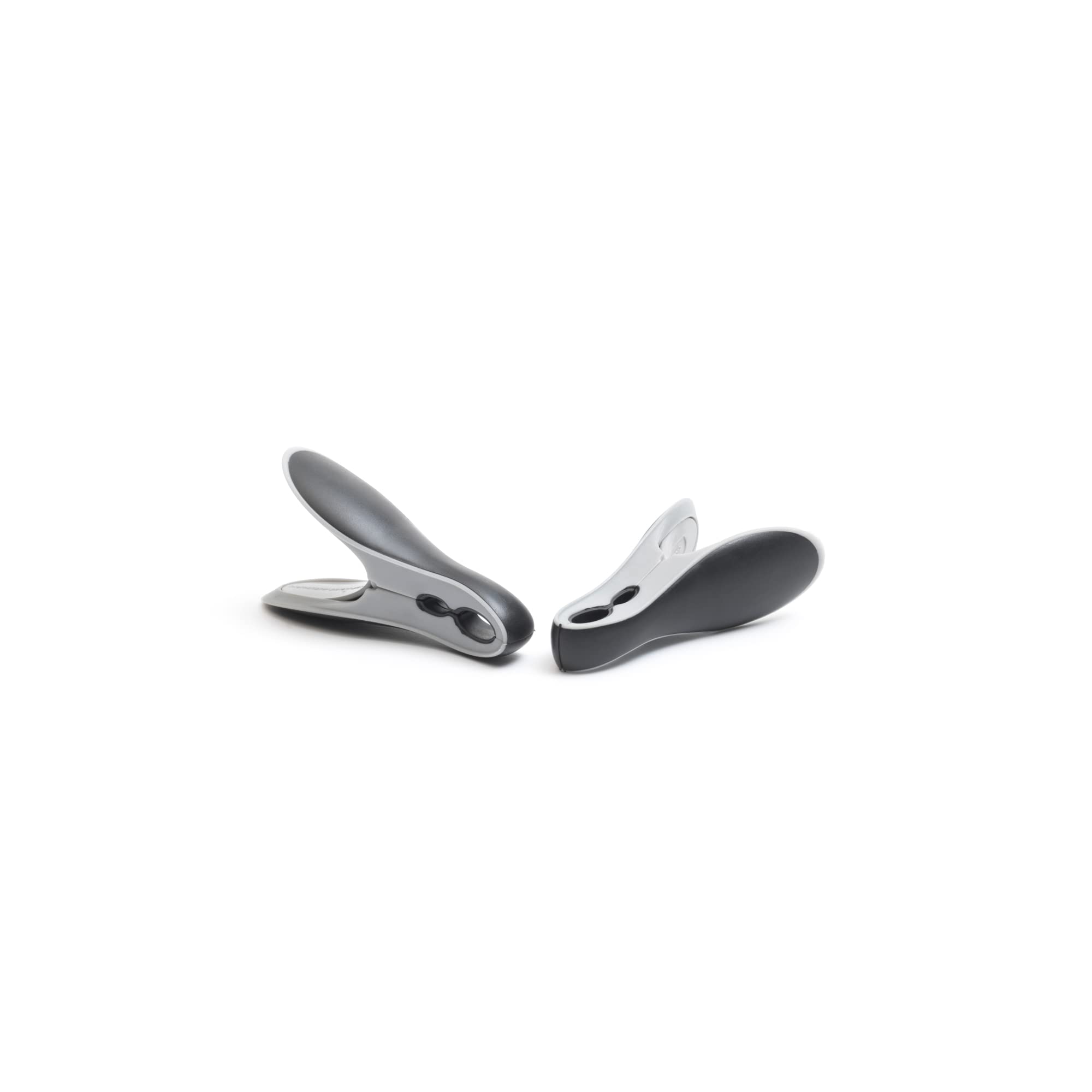 brabantia-smart-clothespins-set-of-8-black-gray-no-rust-strong-grip-large-openin image 1